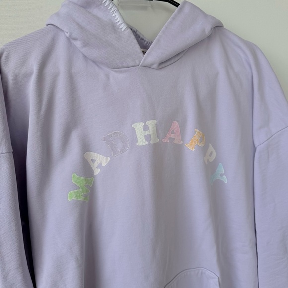 Madhappy Pastels French Terry Hoodie Lilac Purple size XXL - Picture 3 of 7